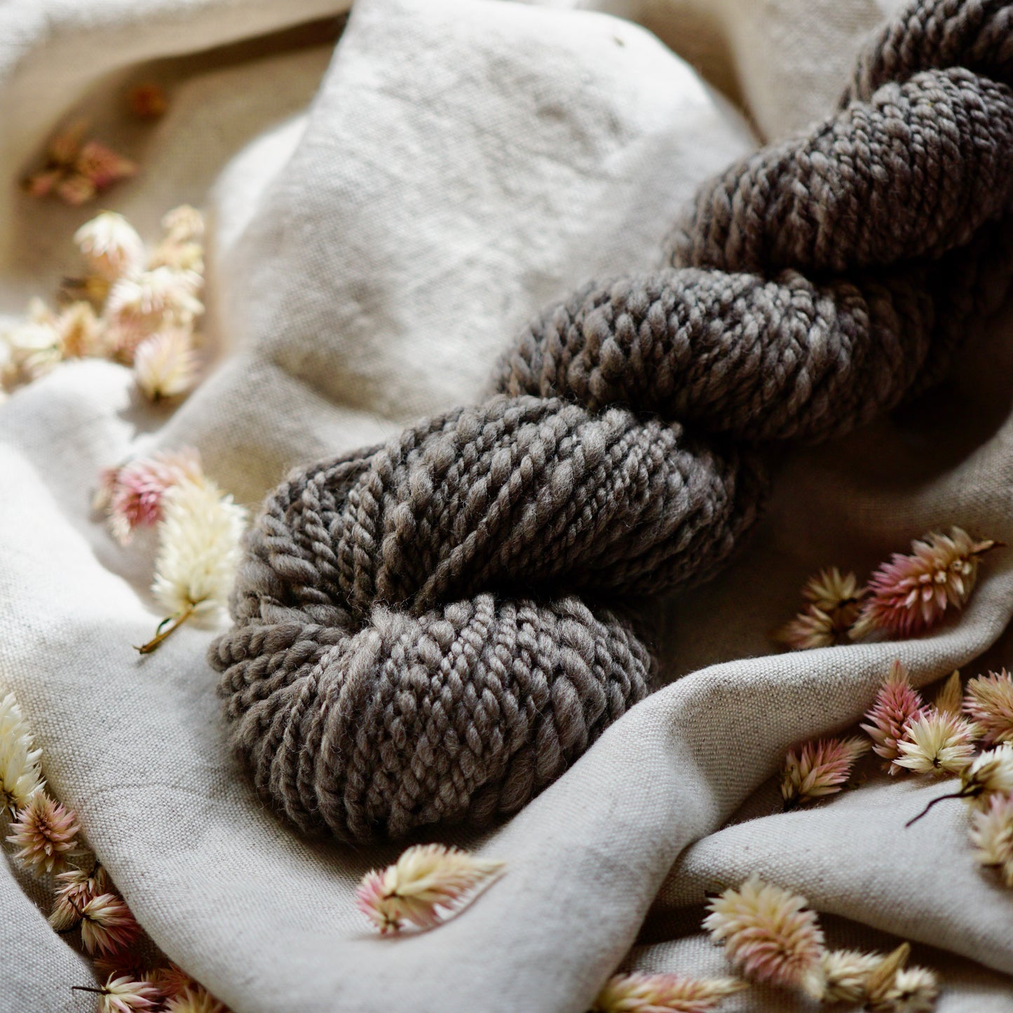 Hand Spun Yarn - Dark - The Unusual Pear