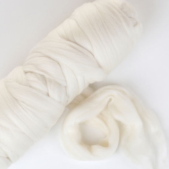 Merino Wool Roving ~ Naturals